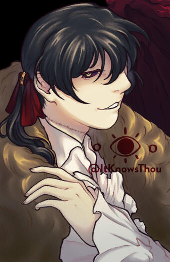 "M" - Ilustração feita baseada no personagem "M" do mangá BL MADK.